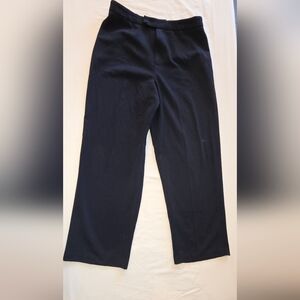 Classic Black Wide Leg Women's Pants